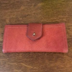 Madewell Red Leather Wallet
